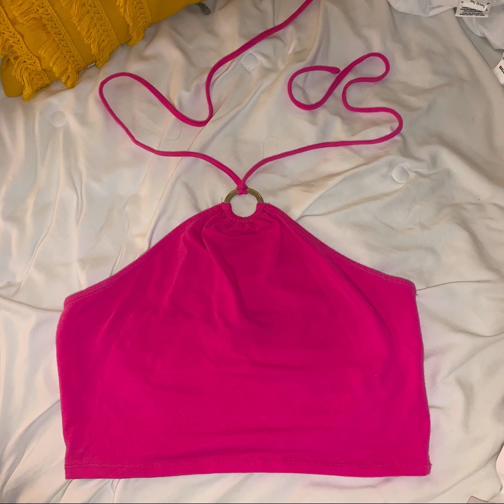 High Neck crop top